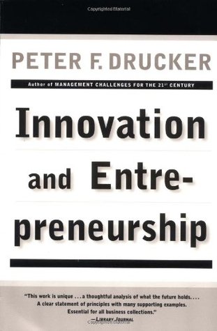 Innovation and Entrepreneurship Book Cover
