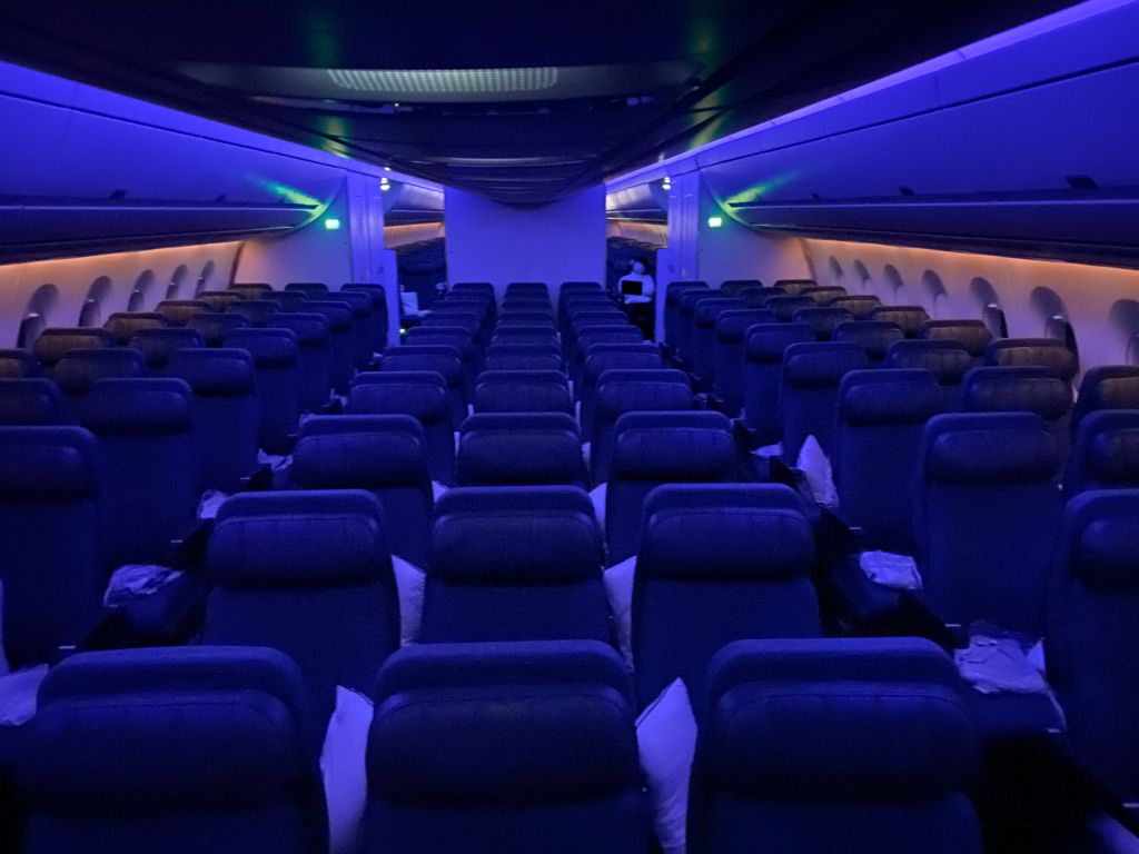 Flight to Hong Kong in December 2020